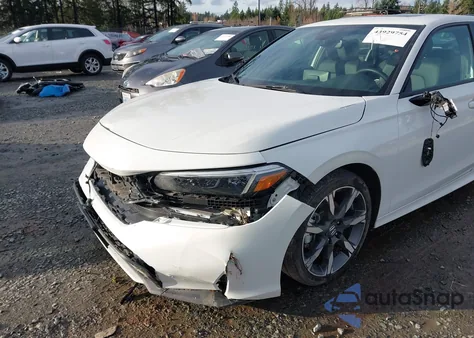 2025 Honda Civic Hybrid Sport/Sport Touring z USA, uszkodzony, nr VIN 2HGFE4F83SH350903